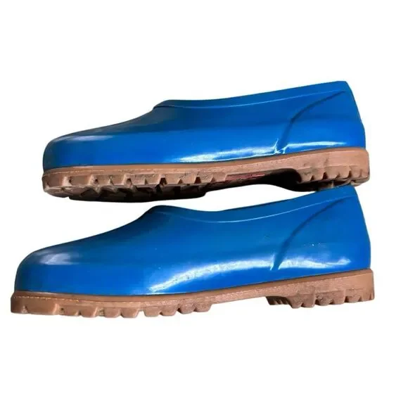 Mid West Size 7 Women’s Blue Rain & Garden Loafers Style 6050 - Picture 5 of 7